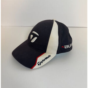 TaylorMade‎ Hat Mens One Size Blue White Strapback Burner Golf R7 Cap Tmax Gear